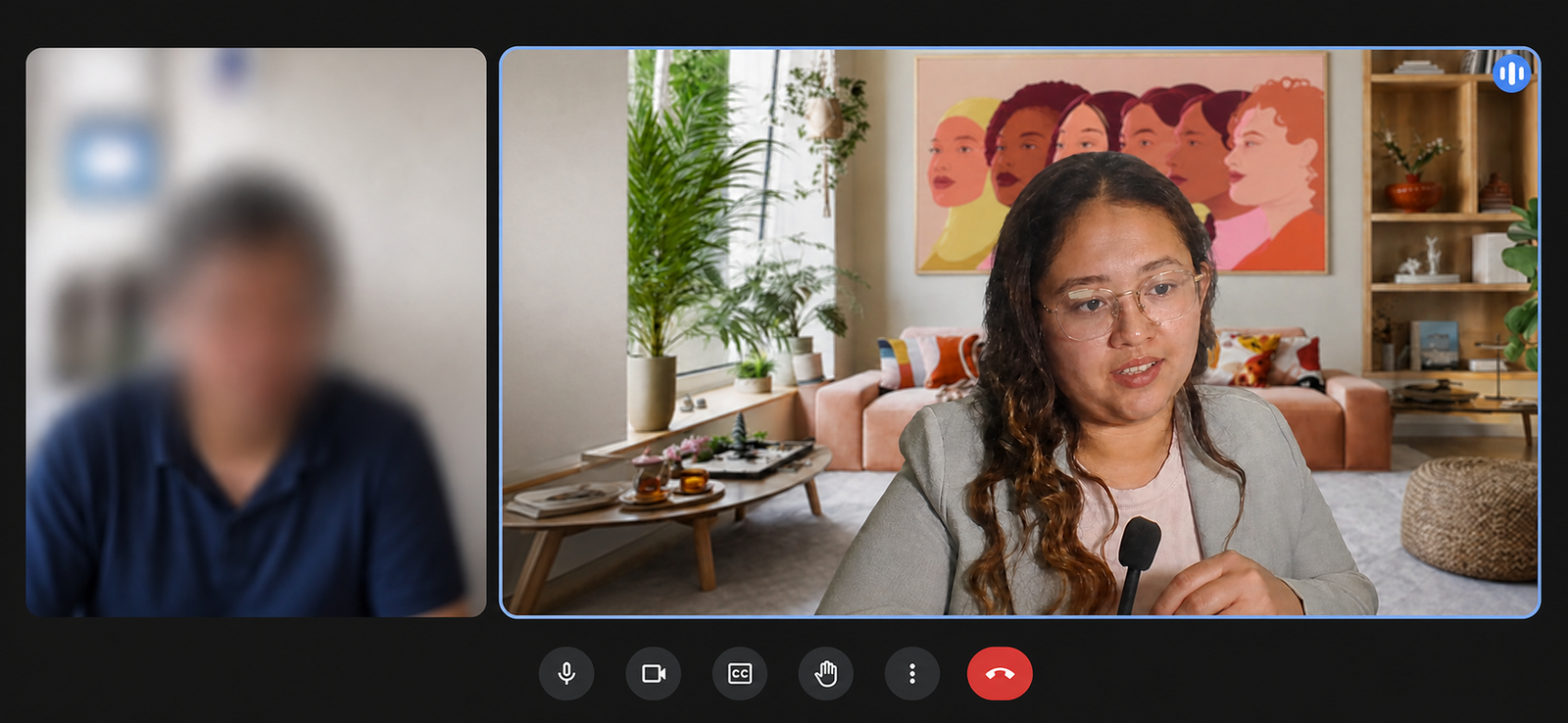 Rheanne Razo leading a private LinkedIn strategy call