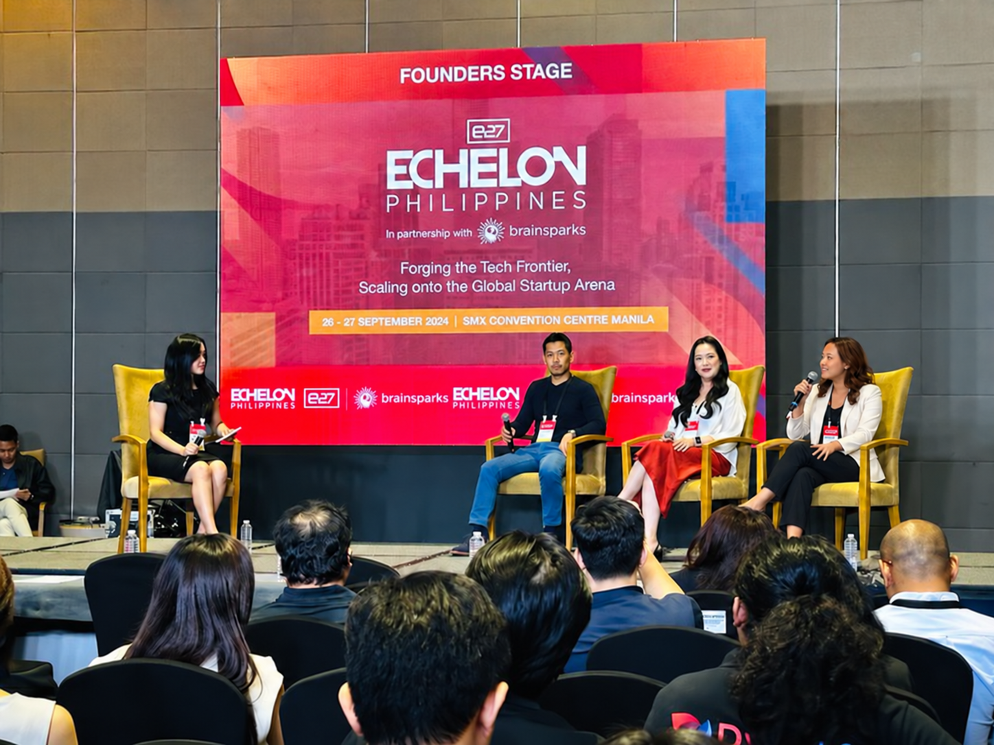Speaking concept: Rheanne in a marketing panel discussion